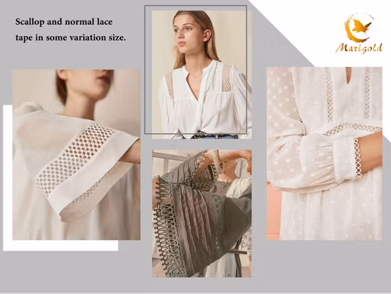 8cm Width Wave Eyelashes Lace Trimming Accessories